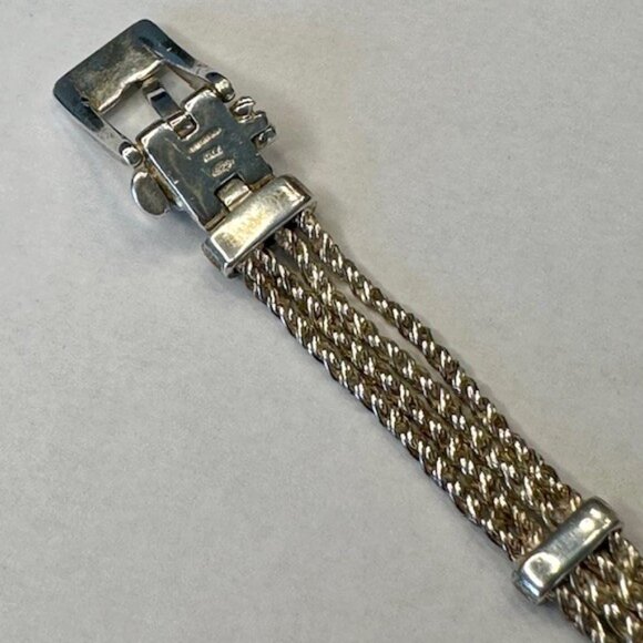 Tiffany & Co Sterling Twist Rope T Belt Buckle Bracelet with Original Bag - Picture 10 of 10